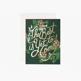 The Best Is Yet To Come Encouragement Card