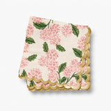 Pink Hydrangea Paper Cocktail Napkins