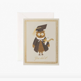 Congrats Owl Congrats Card