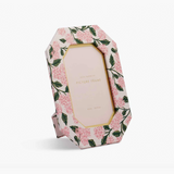 Pink Hydrangea Paper Wrapped Picture Frame