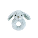 Plush Rattle Asher Bunny Blue