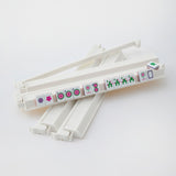 White Acrylic Rack & Pusher Set