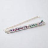 White Acrylic Rack & Pusher Set