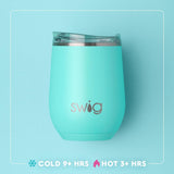 Swig Mahjong Tiles Stemless Wine Cup 12oz