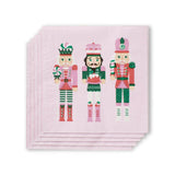 SUGAR PLUM SOLDIERS BEVERAGE NAPKIN