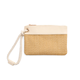 Natural Rina Wristlet