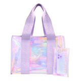 Soap Bubble Jelly Tote w/ Phone Pouch