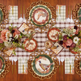 Woodland Harvest Paper Salad Plates