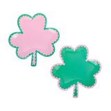 Pink and Green Shamrock Paper Plates
