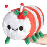 MINI CANDY CANE CATERPILLAR PLUSH