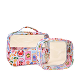 Ciao Bella Clearly Chic Cosmetic Bag Set