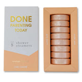 DONE PARENTING TODAY - SHOWER STEAMERS - ORANGE VANILLA