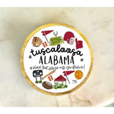 TUSCALOOSA WOOD & ENAMEL SMALL TRAY