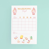 Sunset Tiles Mahjong Scorepad