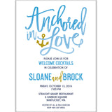 ANCHOR IN LOVE INVITATIONS