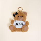 Kappa Alpha Theta Teddy Bear Bag Charm