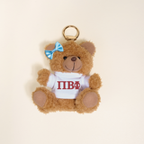 Pi Beta Phi Teddy Bear Bag Charm