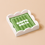 Kappa Delta Scallop Trinket Tray