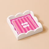 Phi Mu Scallop Trinket Tray