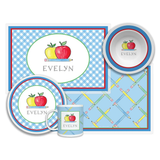 Personalized School Days Kids Dinnerware Set