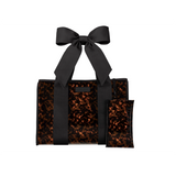 Tortoiseshell Jelly Bow Tote w/ Phone Pouch