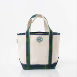 Small Green Plaid Classic Tote
