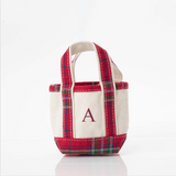 Red Plaid Mini Classic Tote