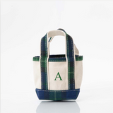Green Plaid Mini Classic Tote