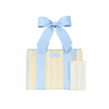 Cabana Stripe Bow Jelly Tote w/ Phone Pouch