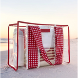 Cherry Gingham Jelly Tote