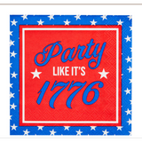 Party In The USA 2-Sided Paper Beverage Napkins