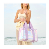 Soap Bubble Jelly Tote w/ Phone Pouch