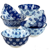 Large Carnival Blue All Purpose Bowl