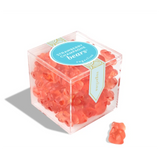Large Strawberry Champagne Bears Candy Cube