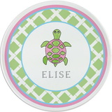 Personalized Sea Turtle Kids Plate