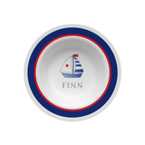 Personalized Set Sail Kids Bowl