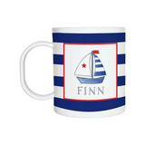 Personalized Set Sail Kids Mug