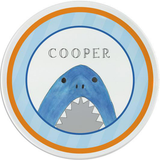 Personalized Sharks and Minnows Kids Plate