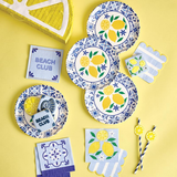 Lemons Melamine Appetizer Plate
