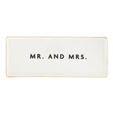 MR AND MRS CERAMIC PLATTER