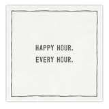 Happy Hour Paper Cocktail Beverage Napkins