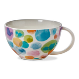 Watercolor Dot Latte Mug