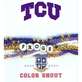 TCU 'Lucky 7' Stack Bracelet