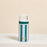 6 oz Teal Sicily Stripes Lil' Bitty Bottle