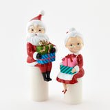 MR. & MRS. CLAUS RESIN FIGURINES