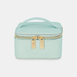 Woven Teal Jewelry Cube