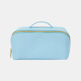 Herringbone Bluebell Medium Beauty Bag