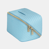 Herringbone Bluebell Medium Beauty Bag