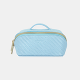 Small Herringbone Bluebell Beauty Bag