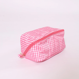 Hot Pink Gingham Glam Bag